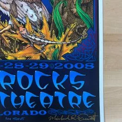 Widespread Panic - 2008 Michael Everett Poster Red Rocks, Morrison, CO