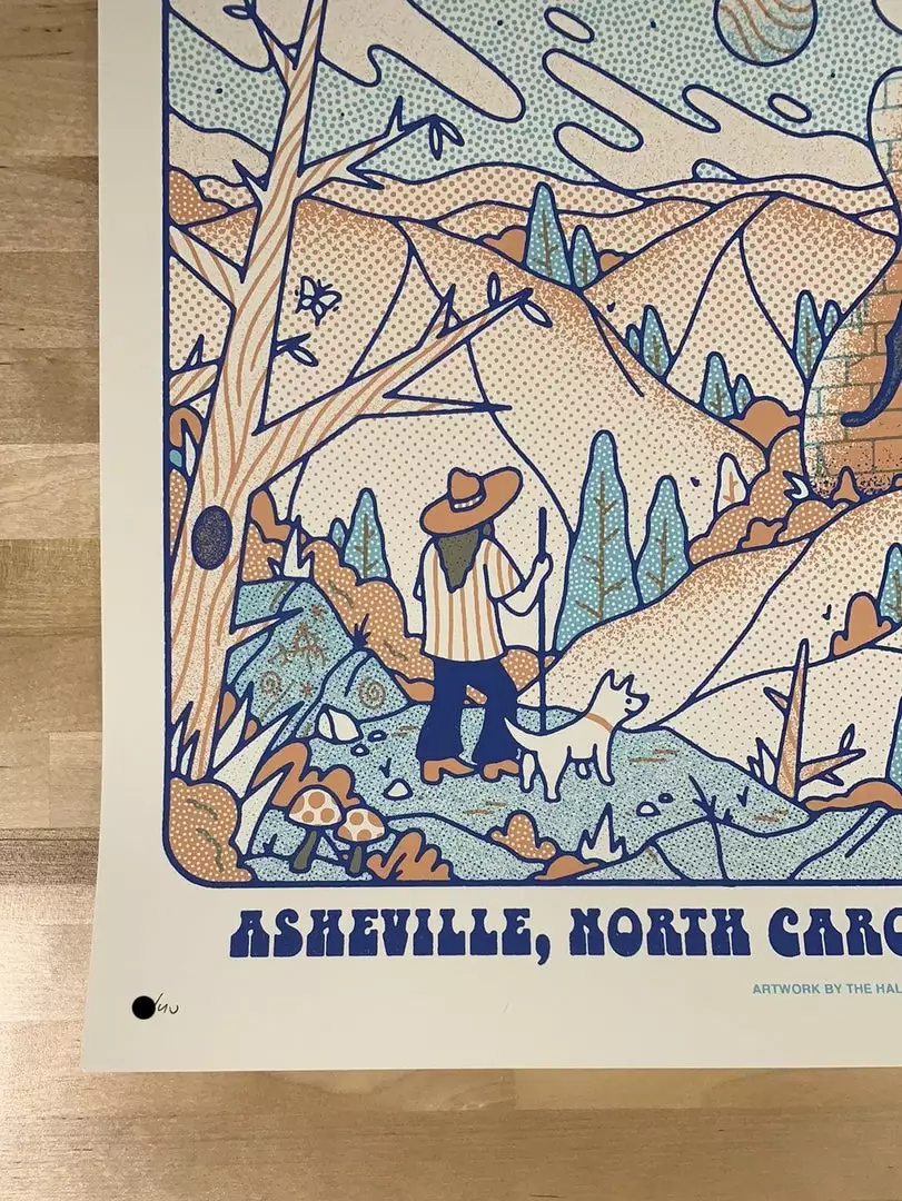 Gig Posters Widespread Panic - 2021 The Half And Half Poster Asheville, NC S/N 8 Gig Posters Widespread Panic - 2021 The Half And Half Poster Asheville, NC S/N