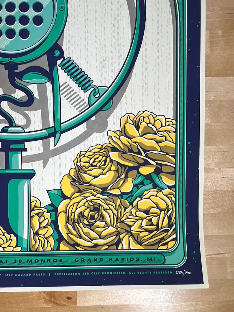 Gig Posters Billy Strings - 2022 Mike Tallman Poster Grand Rapids, MI 1/1 1st 7 Gig Posters Billy Strings - 2022 Mike Tallman Poster Grand Rapids, MI 1/1 1st