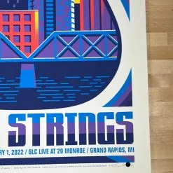 Billy Strings - 2021 2022 Mike Tallman Poster Grand Rapids, MI NYE AP Gig Posters