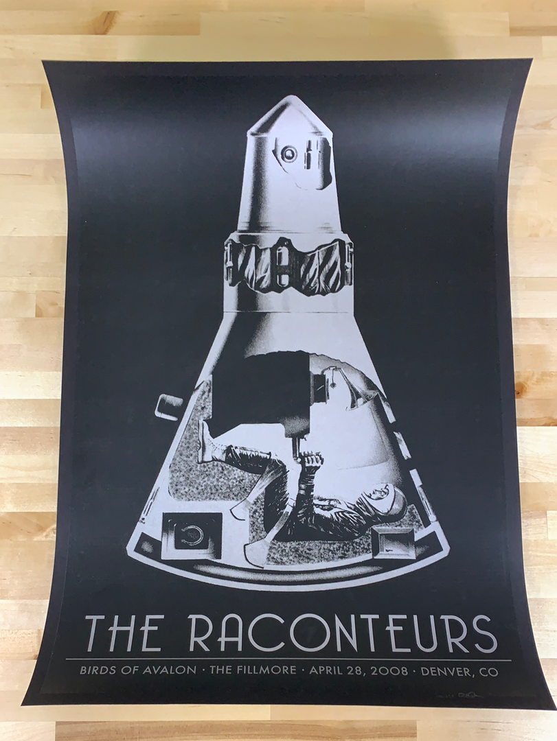 The Raconteurs - 2008 Rob Jones Poster Denver, CO The Fillmore Colorado 4 The Raconteurs - 2008 Rob Jones Poster Denver, CO The Fillmore Colorado