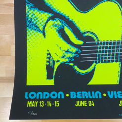 Eric Clapton - 2019 Scrojo Poster European Tour Gig Posters 13 Eric Clapton - 2019 Scrojo Poster European Tour Gig Posters