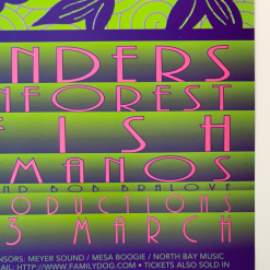 FD/ID 14 Merl Saunders - 1996 David Singer Poster Maritime Hall San Fran 1st Gig Posters