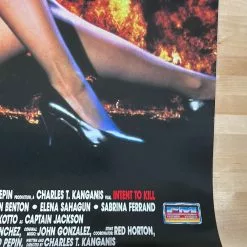 Sold Out Posters Intent To Kill - 1992 Video Promo Movie Poster Original Vintage Movie/TV Posters 12 Sold Out Posters Intent To Kill - 1992 Video Promo Movie Poster Original Vintage Movie/TV Posters