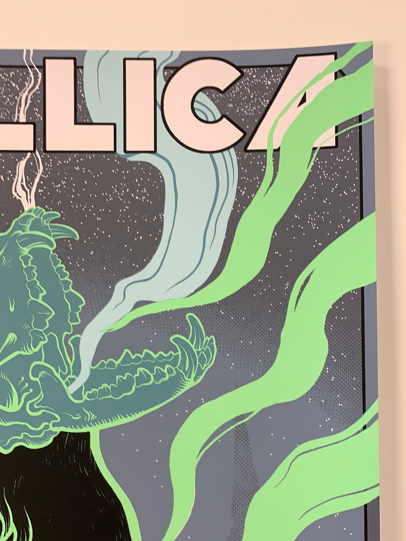 Gig Posters Metallica - 2019 Miss Monster Poster Warsaw, Poland 6 Gig Posters Metallica - 2019 Miss Monster Poster Warsaw, Poland