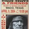 Gig Posters Willie Nelson - 2004 Franks Brothers 4/9 Poster Waco, TX 1 Gig Posters Willie Nelson - 2004 Franks Brothers 4/9 Poster Waco, TX