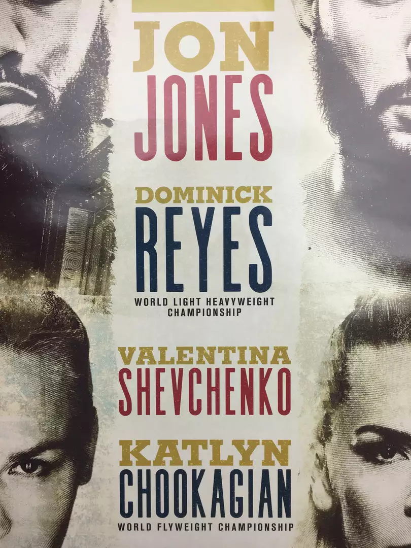 Sold Out Posters Boxing - 2020 Poster Jones Vs Reyes & Shevchenko Vs Chookagian 5 Sold Out Posters Boxing - 2020 Poster Jones Vs Reyes & Shevchenko Vs Chookagian