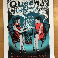 Queens Of The Stone Age - 2008 Justin Hampton Poster Calgary, CAN Calgary Stampe