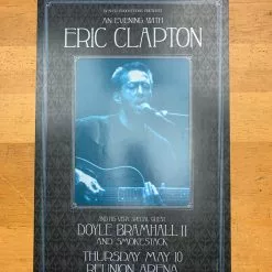 Gig Posters Eric Clapton - 2001 David Dean Poster Dallas, Texas Reunion Arena