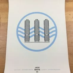 Jack White - 2014 Matthew Jacobson Poster Chicago, IL The Auditorium Theatre 14 Jack White - 2014 Matthew Jacobson Poster Chicago, IL The Auditorium Theatre