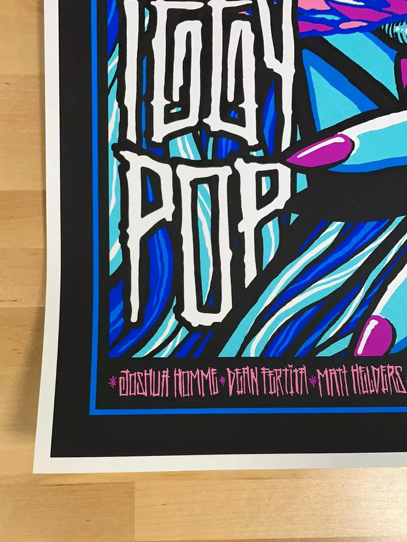 Iggy Pop - 2016 Brad Klausen Poster Philadelphia, PA 8 Iggy Pop - 2016 Brad Klausen Poster Philadelphia, PA