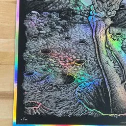 Colorado Queens Of The Stone Age - 2017 Emek Poster Red Rocks Morrison, CO FOIL