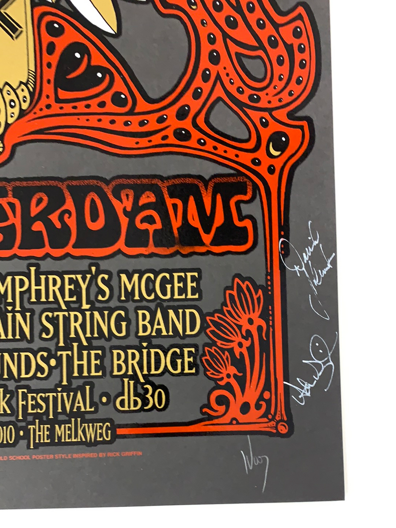 Jam In The Dam - 2010 Jeff Wood Poster Amsterdam, NED Melkweg Band Signed Gig Posters 7 Jam In The Dam - 2010 Jeff Wood Poster Amsterdam, NED Melkweg Band Signed Gig Posters