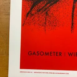 The White Stripes - 2007 Rob Jones Poster Vienna, AUT Gasometer Gig Posters