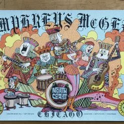 Umphrey's McGee - 2016 FugScreens Studios Poster North Coast Chicago
