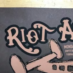 Sold Out Posters Riot Act - 2005 Poster Empty Bottle Chicago, IL