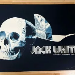 Gig Posters Jack White - 2012 Jay Shaw Poster Dublin, Ireland O2 Arena