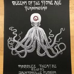 Queens Of The Stone Age - 2003 Emek Poster Jacksonville Marquee