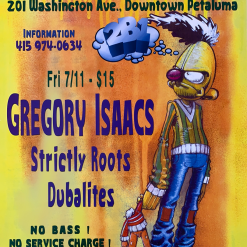 Sold Out Posters Gig Posters MHP 32B Maritime Hall - 1997 Poster Gregory Isaacs, Strictly Roots San Fran 1st