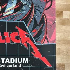 Gig Posters Metallica - 2019 Dayne Henry Jr. Poster Zurich, SUI 12 Gig Posters Metallica - 2019 Dayne Henry Jr. Poster Zurich, SUI