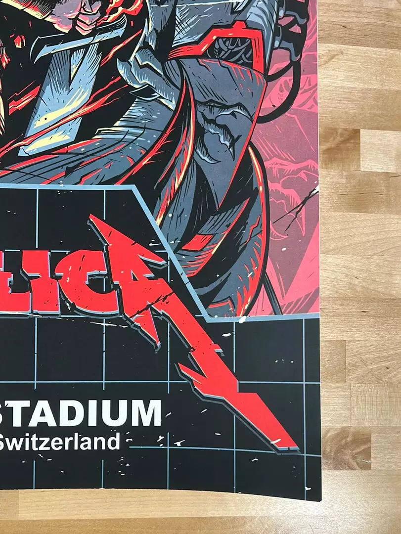 Gig Posters Metallica - 2019 Dayne Henry Jr. Poster Zurich, SUI 7 Gig Posters Metallica - 2019 Dayne Henry Jr. Poster Zurich, SUI