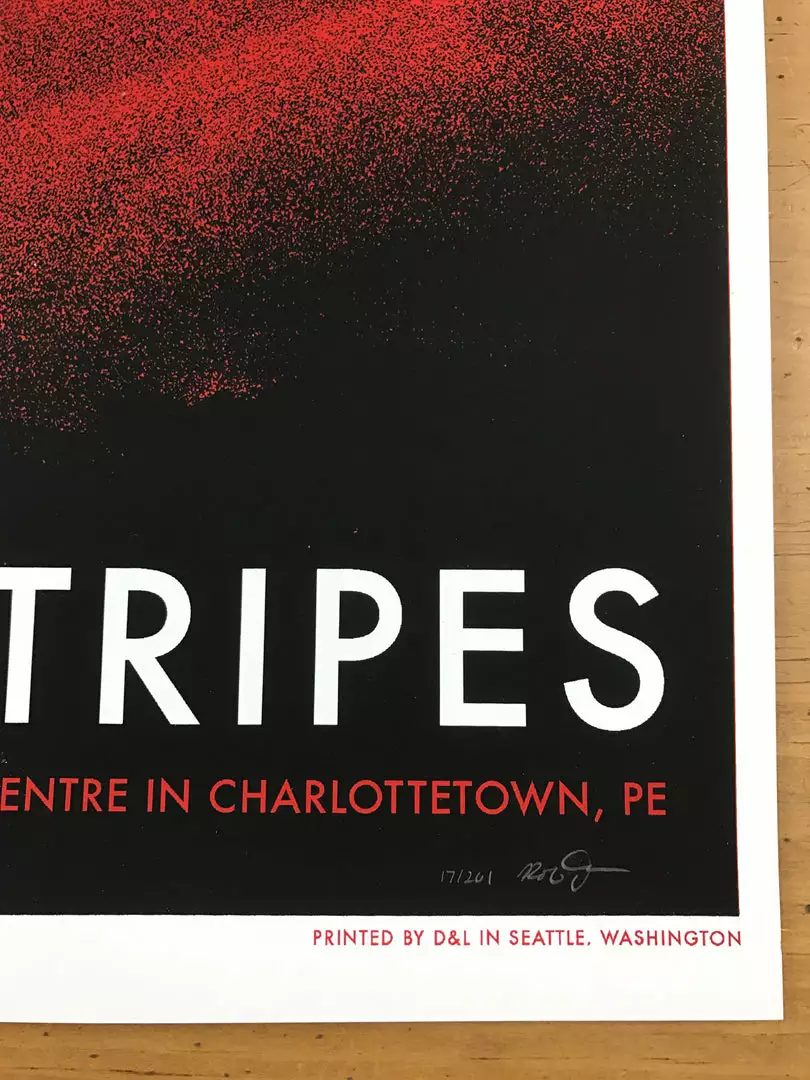 Jack White The White Stripes - 2007 Rob Jones Poster Charlottetown, PE Civic Center 8 Jack White The White Stripes - 2007 Rob Jones Poster Charlottetown, PE Civic Center