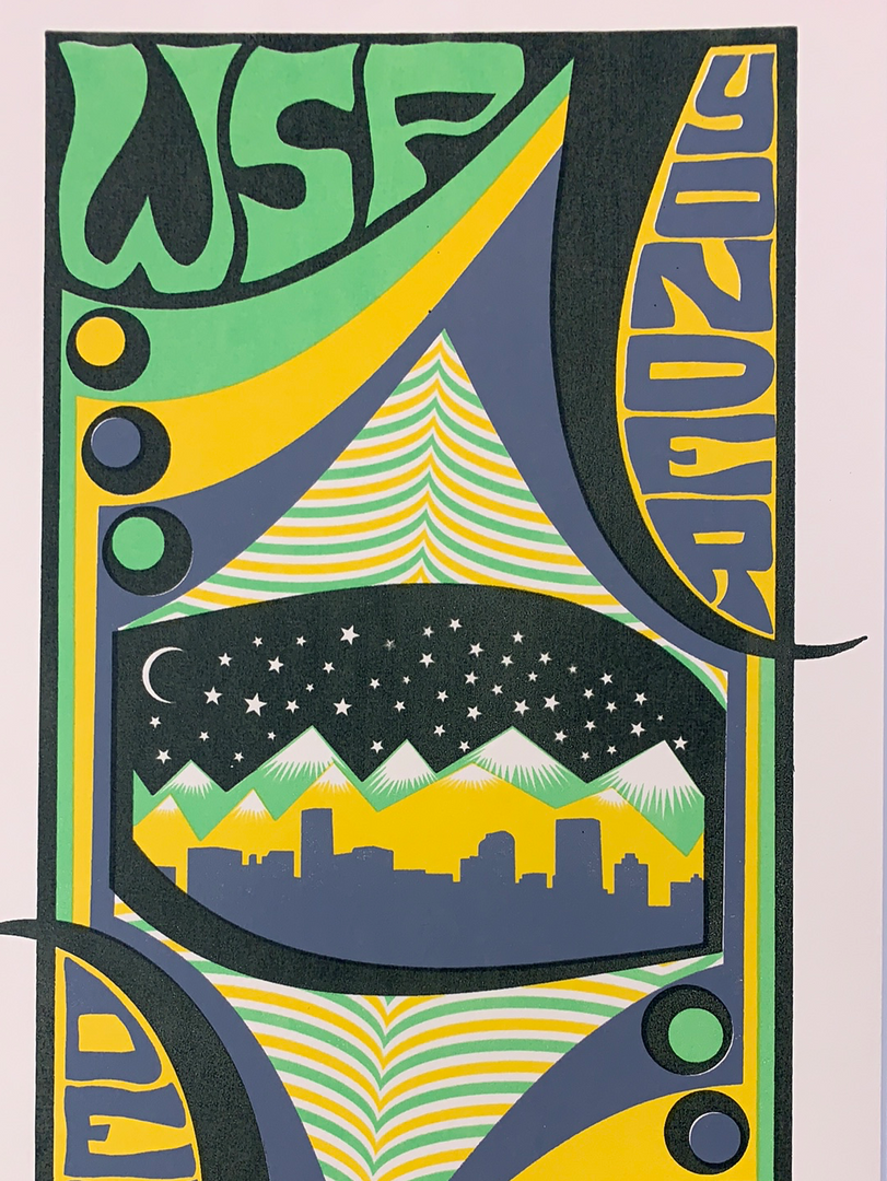 Colorado Widespread Panic Yonder - 2008/2009 Tripp Poster Denver, CO NYE 3 Colorado Widespread Panic Yonder - 2008/2009 Tripp Poster Denver, CO NYE