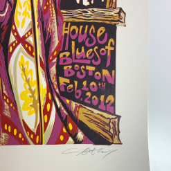 Umphrey's McGee 2012 - AJ Masthay Poster Boston, MA