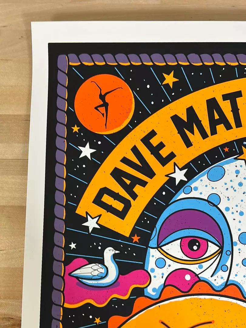 Methane Studios Dave Matthews Band - 2021 Methane Poster Saratoga, NY 9/17 Gig Posters 5 Methane Studios Dave Matthews Band - 2021 Methane Poster Saratoga, NY 9/17 Gig Posters