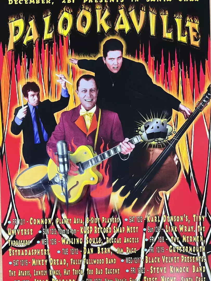 The Artworks MHP 107 December - 2000 Poster Palookaville Santa Cruz, CA 1st 3 The Artworks MHP 107 December - 2000 Poster Palookaville Santa Cruz, CA 1st