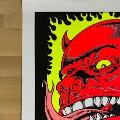 TAZ Steel Pole Bathtub - 1993 T.A.Z. Poster Ethyl Meatplow Tour 1st Ed