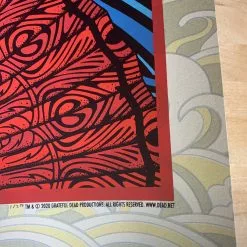 Grateful Dead - 2020 Todd Slater Poster Cream Edition #1/250