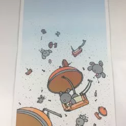 Untitled (Parachutes) - 2008 Mike Budai Poster Art Print