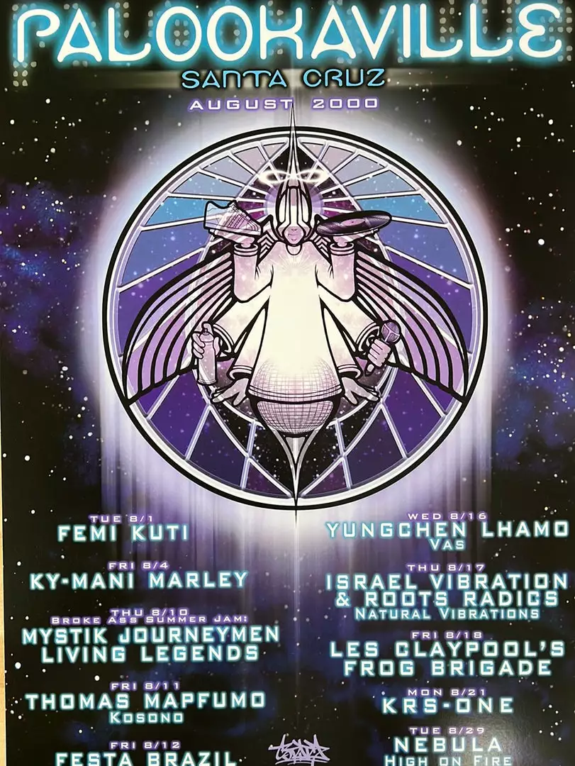 The Artworks MHP 98 August - 2000 Poster Palookaville Santa Cruz, CA 1st 3 The Artworks MHP 98 August - 2000 Poster Palookaville Santa Cruz, CA 1st