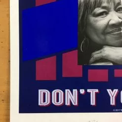 Bob Dylan - 2017 Geoff Gans Poster Chicago Wintrust Arena RED Chicago, IL