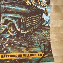 Dave Matthews Band - 2021 Zeb Love Poster Fiddler's Green, CO 10/9