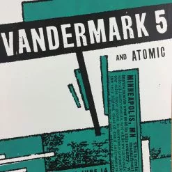Gig Posters Vandermark 5 - 2004 Amy Jo Hendrickson Poster Minneapolis, MN