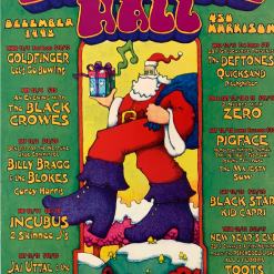 Dave Huckins MHP 54 December Santa Clause - 1998 Poster Maritime Hall San Fran 1st