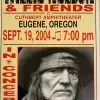 Willie Nelson - 2004 Franks Brothers 9/19 Poster Eugene, Oregon