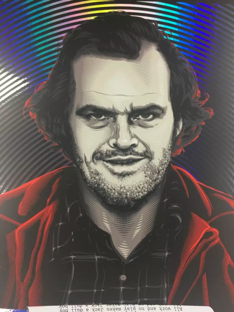 Foil Posters The Shining - 2014 Tracie Ching Poster Fan Art FOIL Print 4 Foil Posters The Shining - 2014 Tracie Ching Poster Fan Art FOIL Print