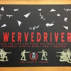 Sold Out Posters Swervedriver - 2008 Poster Chicago, IL Metro Chicago