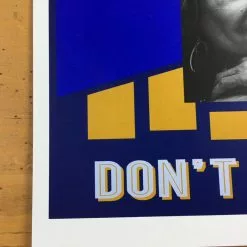 Bob Dylan - 2017 Geoff Gans Poster Chicago Wintrust Arena BLUE 12 Bob Dylan - 2017 Geoff Gans Poster Chicago Wintrust Arena BLUE