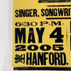 Willie Nelson - 2005 Hatch Show Print 5/4 Poster Hanford, CA Fox Theatre Gig Posters