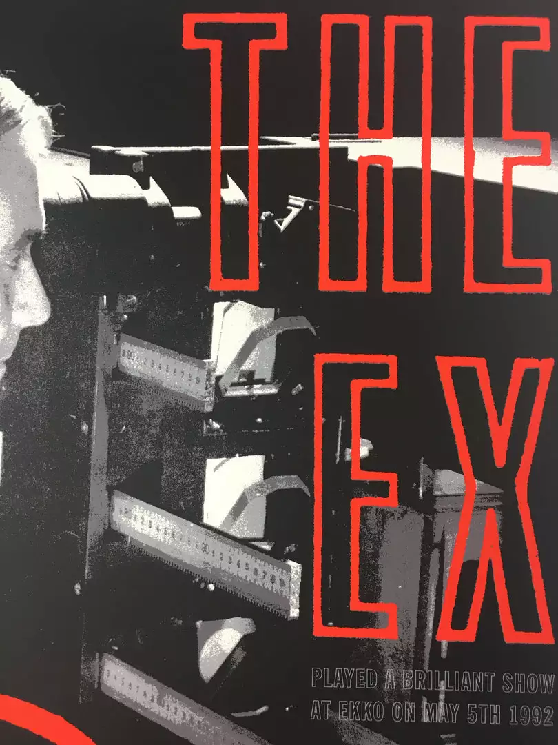 The Ex - 2011 Dan MacAdam Crosshair Poster Utrecht Ekko Gig Posters 4 The Ex - 2011 Dan MacAdam Crosshair Poster Utrecht Ekko Gig Posters