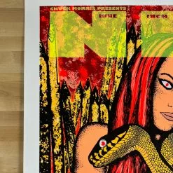 Colorado Nine Inch Nails - 2006 Lindsey Kuhn Poster Red Rocks Morrison, CO