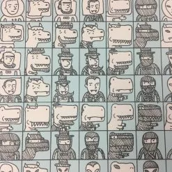 Art Prints Official Creebobby Comics Archetype Times Table - 2009 Jacob Borshard Poster Art