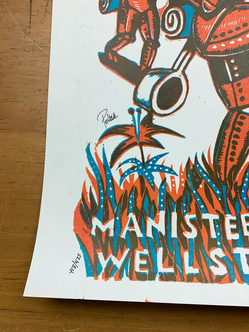 Camp Greensky - 2019 Jim Pollock Poster Wellston, MI Music Festival Gig Posters 8 Camp Greensky - 2019 Jim Pollock Poster Wellston, MI Music Festival Gig Posters