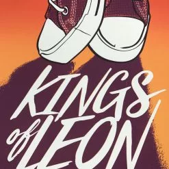 Kings Of Leon - 2017 Joshua Budich Poster Dallas, TX Starpress Pavilion Gig Posters