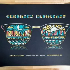 Greensky Bluegrass - 2022 DKNG Poster Louisville, KY Waterfront