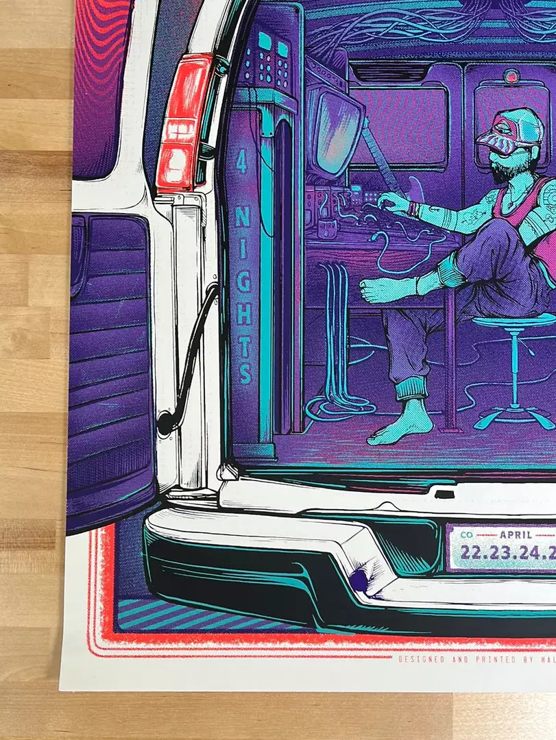 Half Hazzard Press Colorado Lotus - 2021 Half Hazard Poster Red Rocks, Morrison, CO 8 Half Hazzard Press Colorado Lotus - 2021 Half Hazard Poster Red Rocks, Morrison, CO